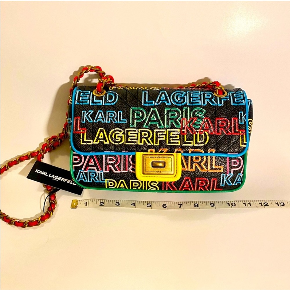 KL neon casual luxury shoulder bag and crossbody bag